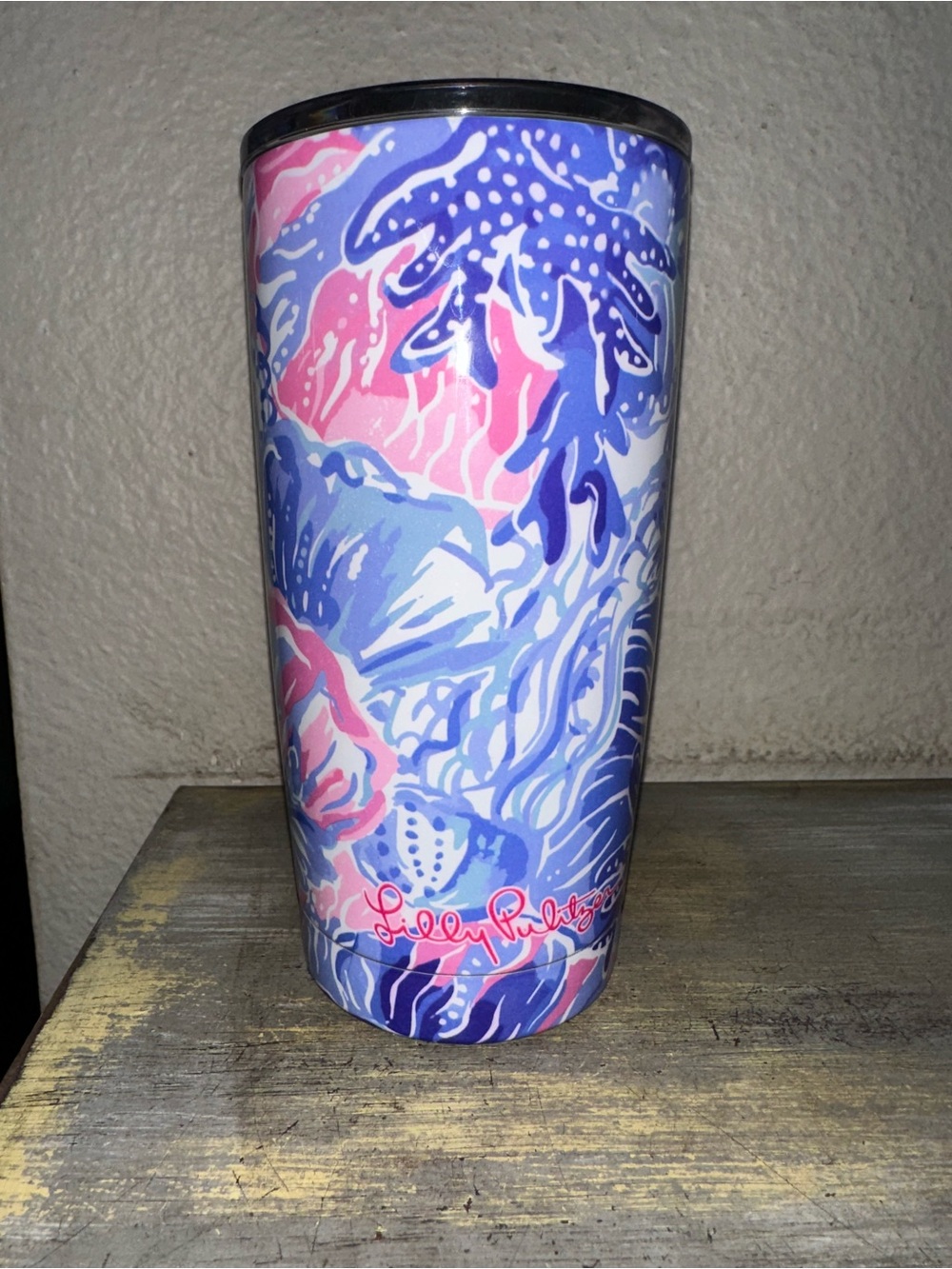 Lilly Pulitzer Stainless Steel Slim Tumbler with Lid- 20oz